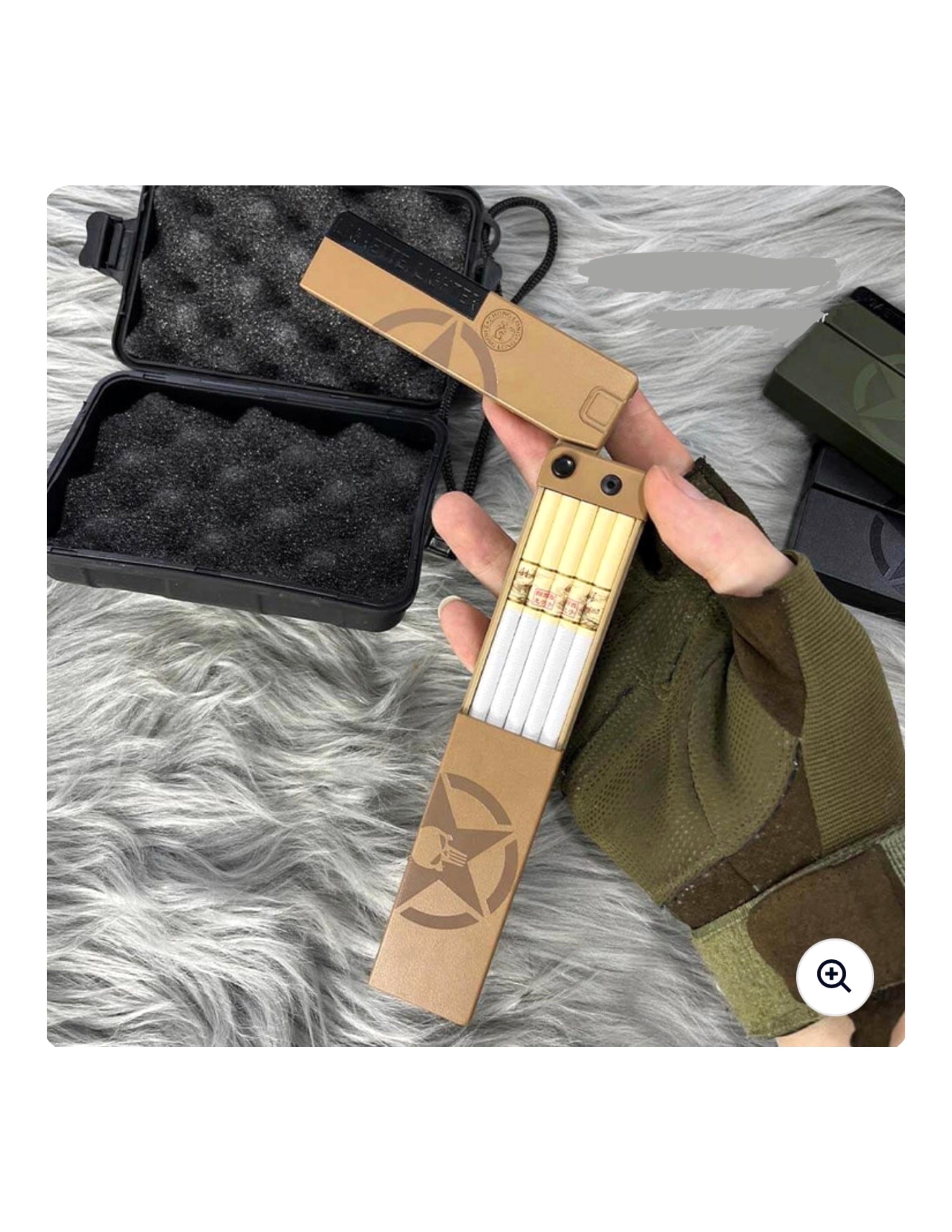 Folding Cigarette case Lighter