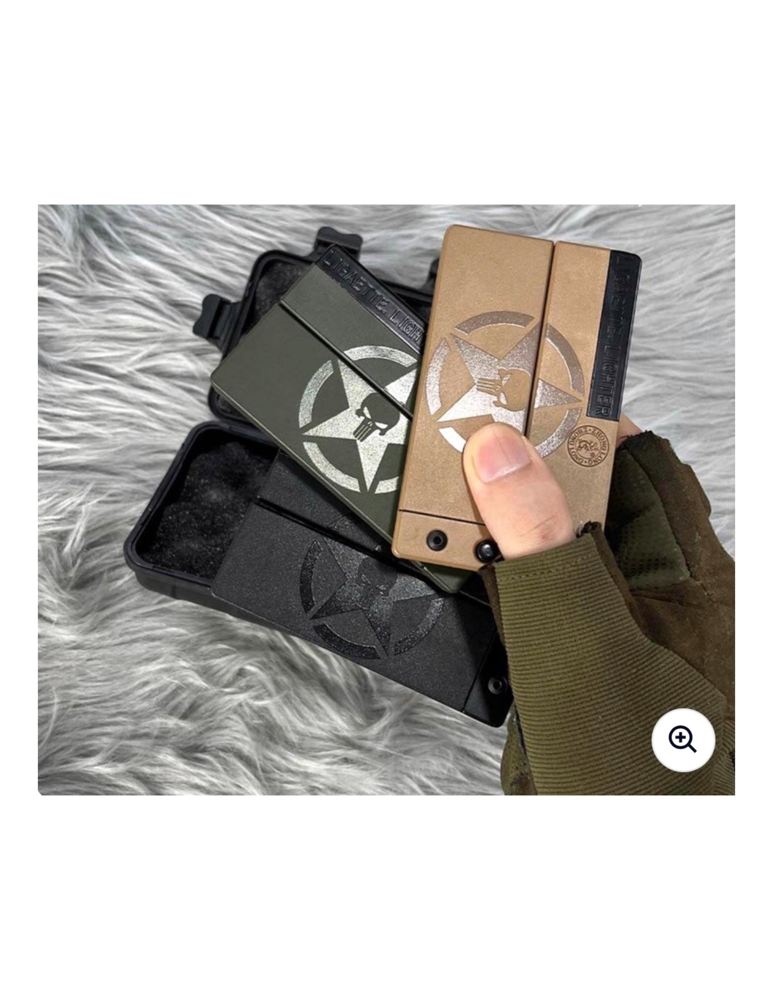 Folding Cigarette case Lighter