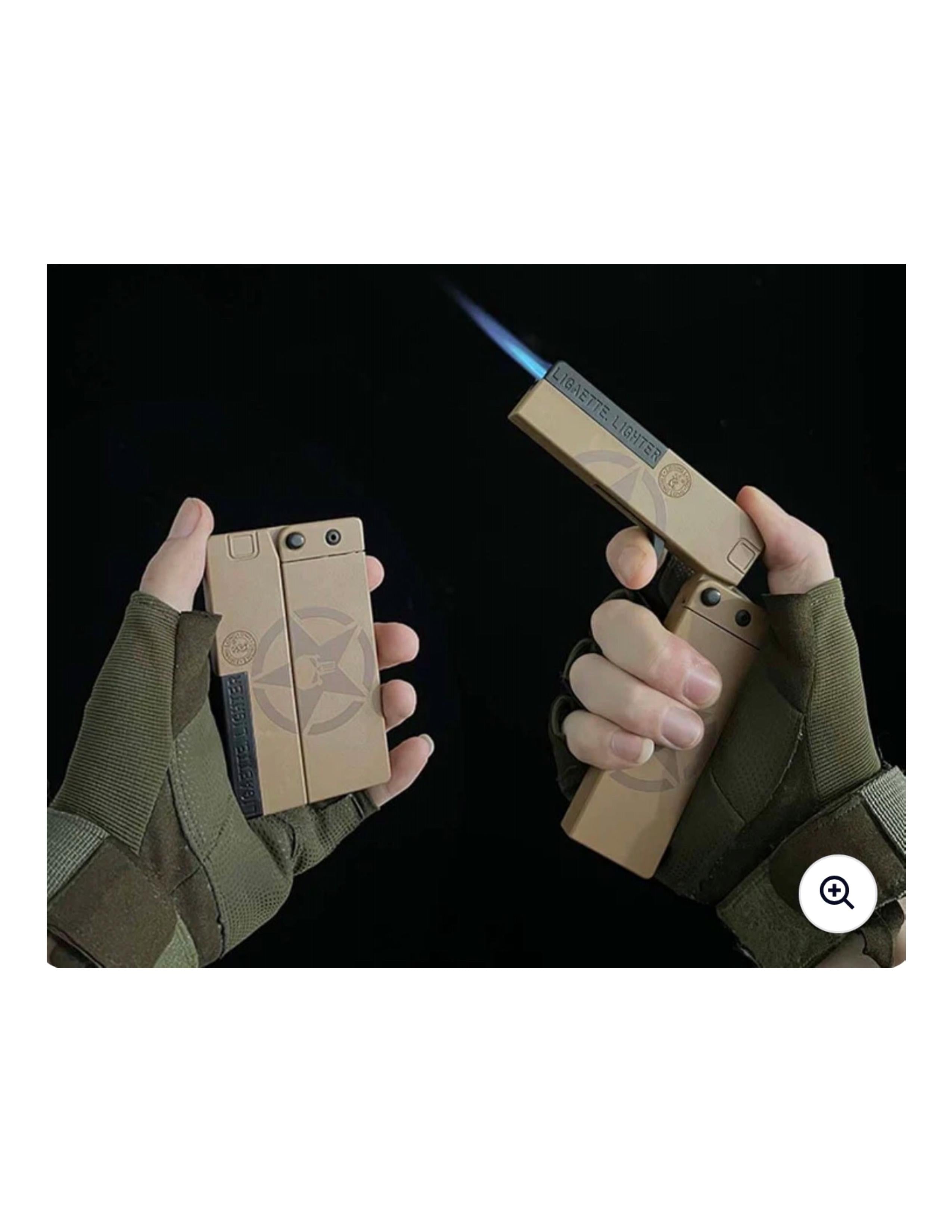 Folding Cigarette case Lighter